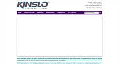 Desktop Screenshot of kinsloglasswall.com